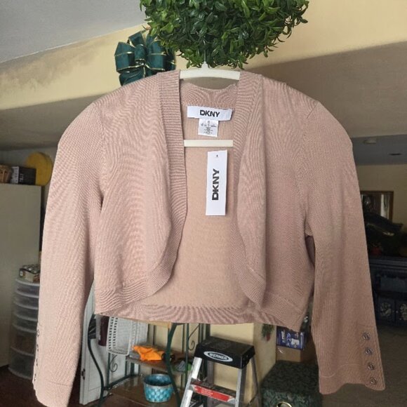 DNKY Bolero - Dusty Pink - size XS - NEW with Tags - Picture 5 of 8